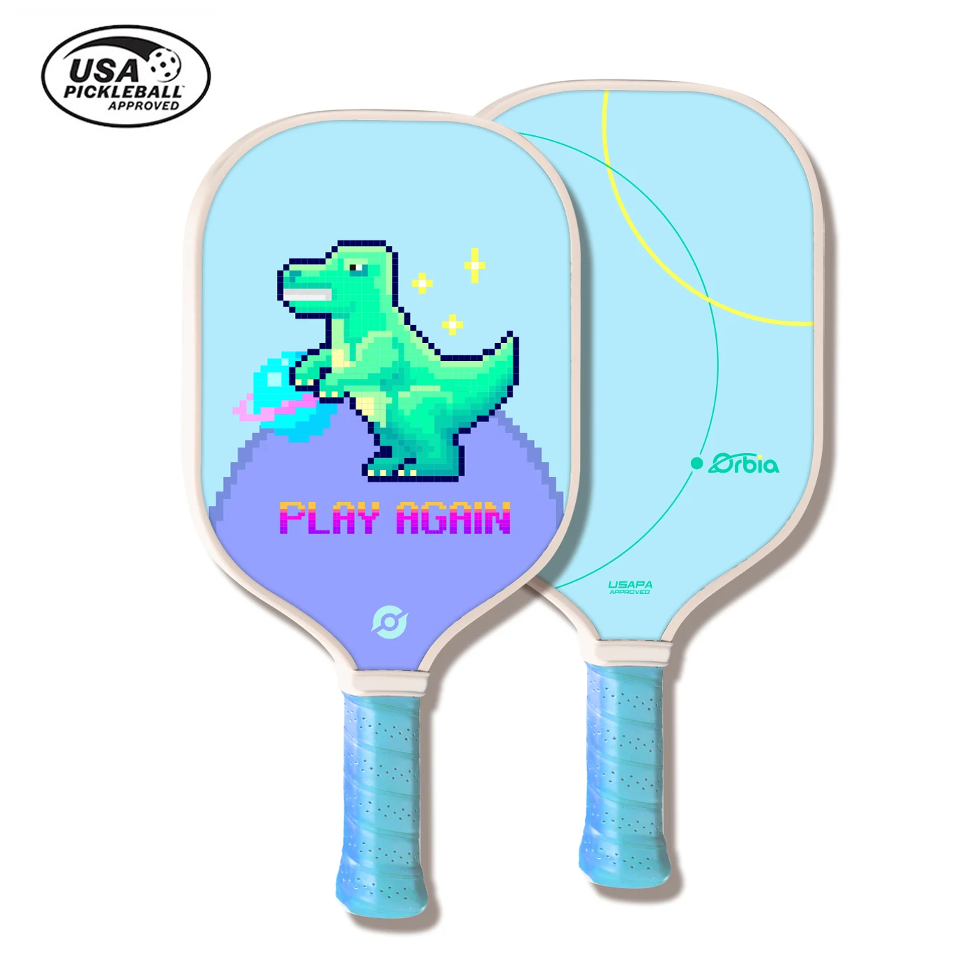 Carbon Fiber Kids Paddle - Dino Dash