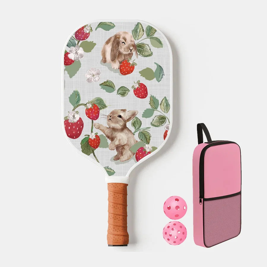 Bunny Bloom T700 Carbon Fiber Pickleball Paddle