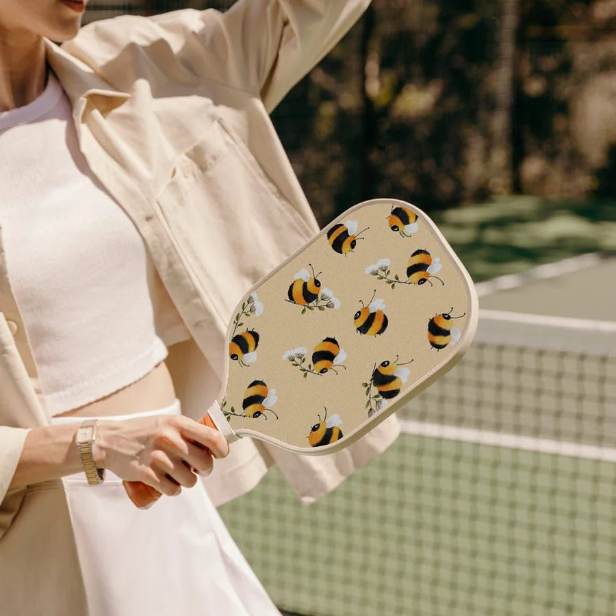 Buzzing Bees T700 Carbon Fiber Pickleball Paddle